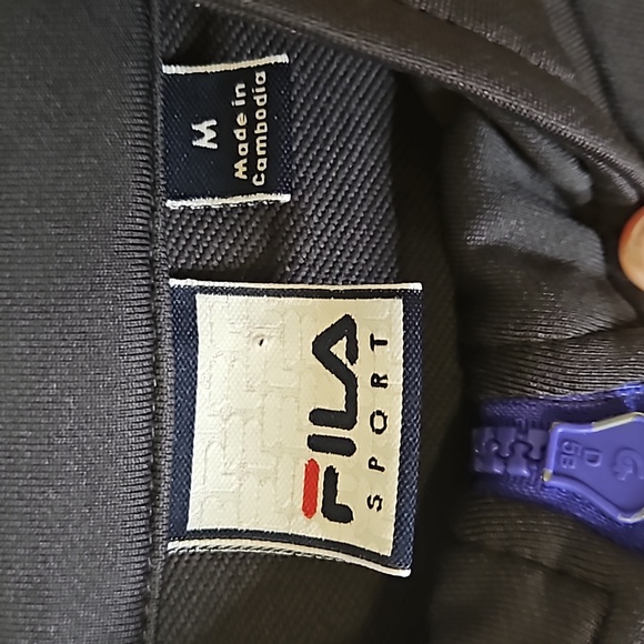 FILA Gray and Purple Womens Athletic Jacket - Picture 3 of 11